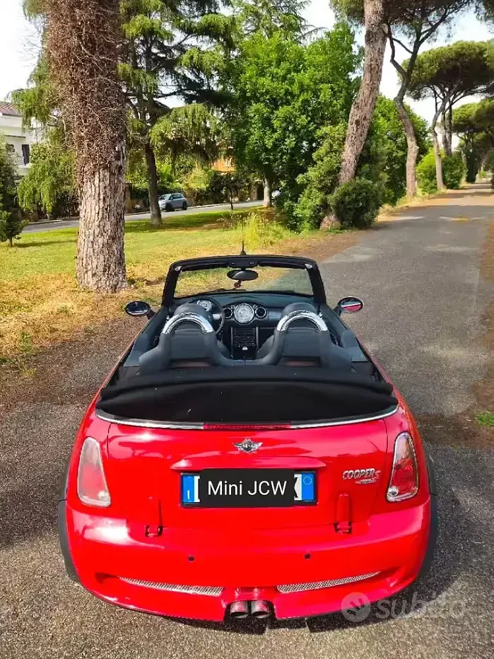 Usata Mini John Cooper Works Cabriolet 170 CV (125 kW) 2005 Rosso Cabrio