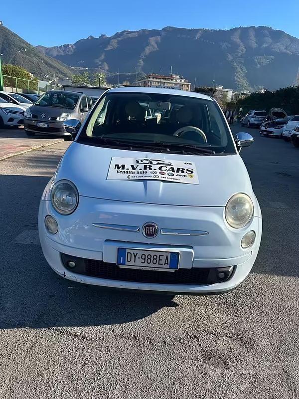 Usata Fiat 500 75 CV (55 kW) 2009 Bianco Cabrio