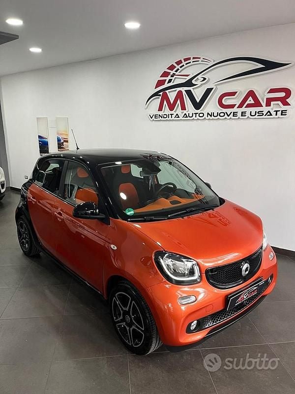 Usata Smart ForFour Passion 90 CV (66 kW) 2018 Arancione Utilitaria
