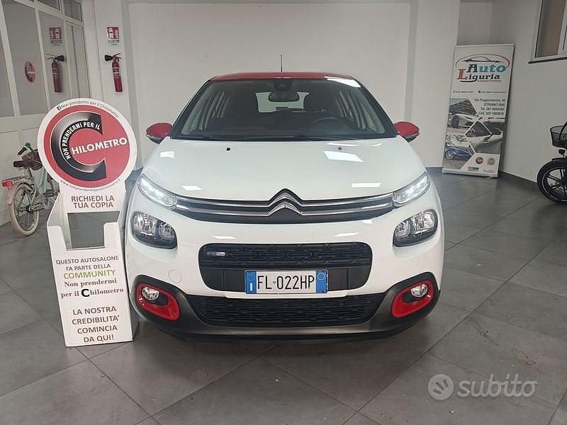 Usata Citroën C3 PureTech 82 CV (60 kW) 2017 Bianco Berlina