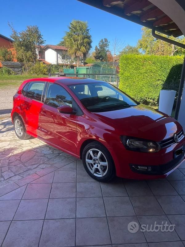 Usata VW Polo 75 CV (55 kW) 2012 Rosso Berlina