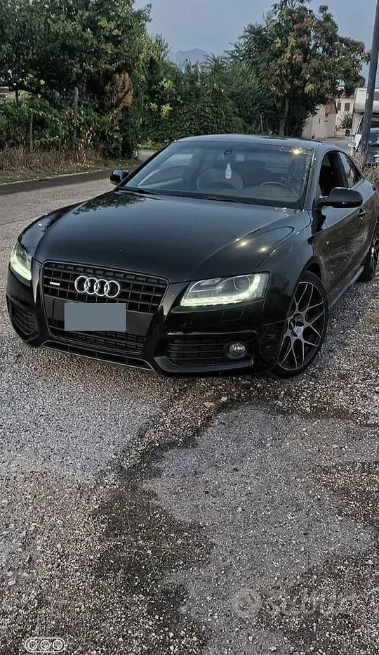 Usata Audi A5 211 CV (155 kW) 2010 Nero Coupé
