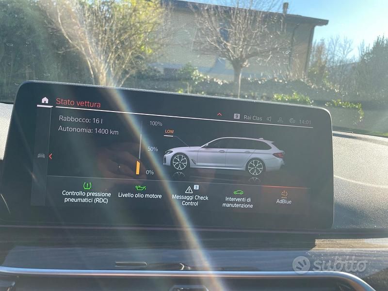 Usata BMW 530 M Sport 286 CV (210 kW) 2021 Bianco Station wagon