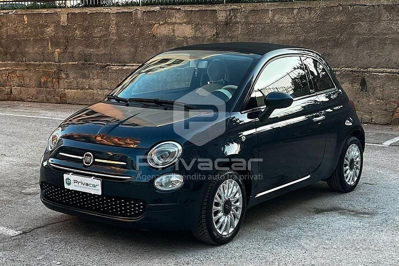 Usata Fiat 500C Lounge 69 CV (50 kW) 2019 Blu Cabrio