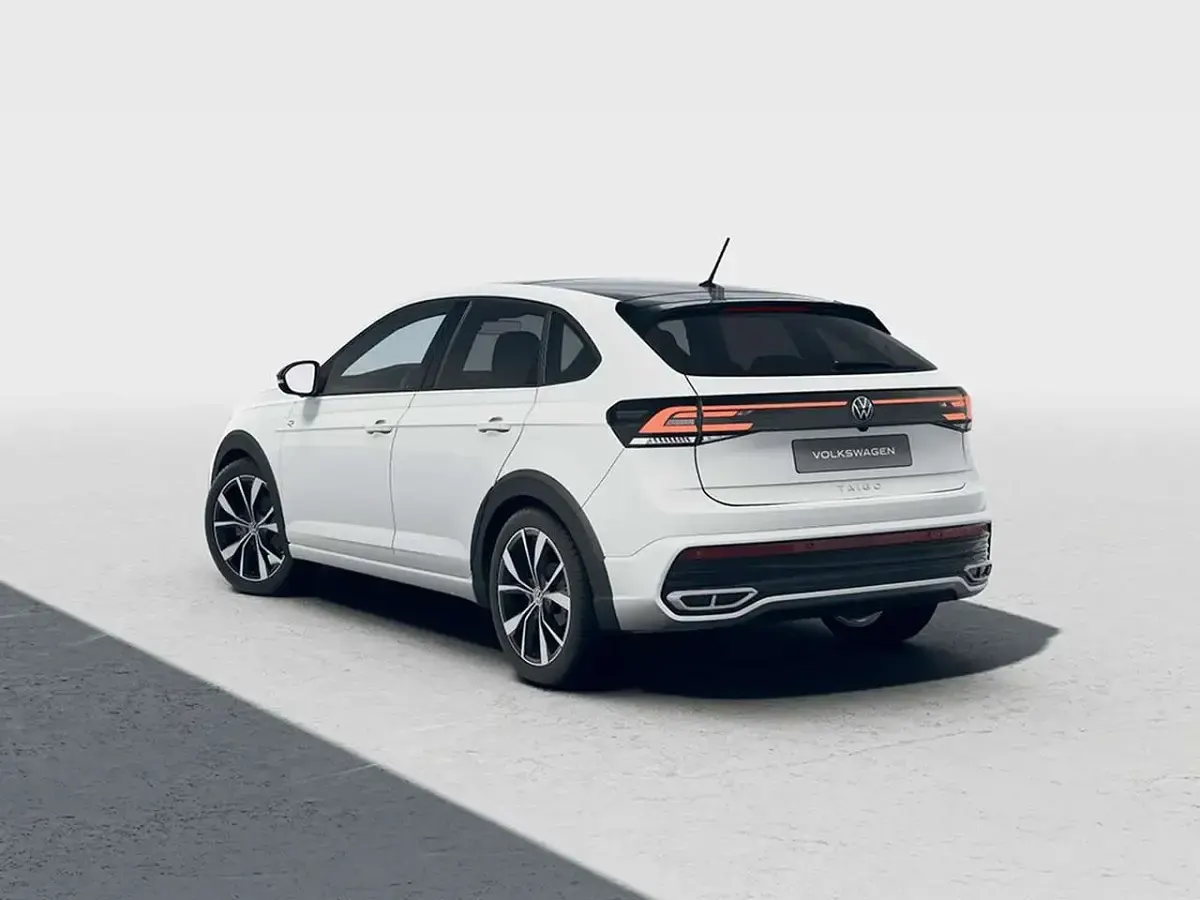 Nuova VW Taigo R-line Plus 116 CV (85 kW) 2026 Pure white nero SUV