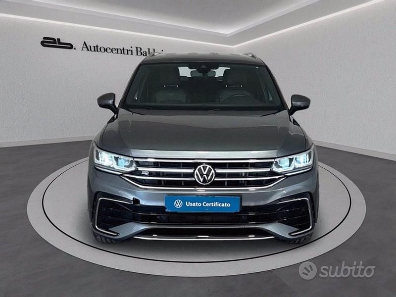 Usata VW Tiguan Allspace R-line 150 CV (110 kW) 2022 Grigio SUV