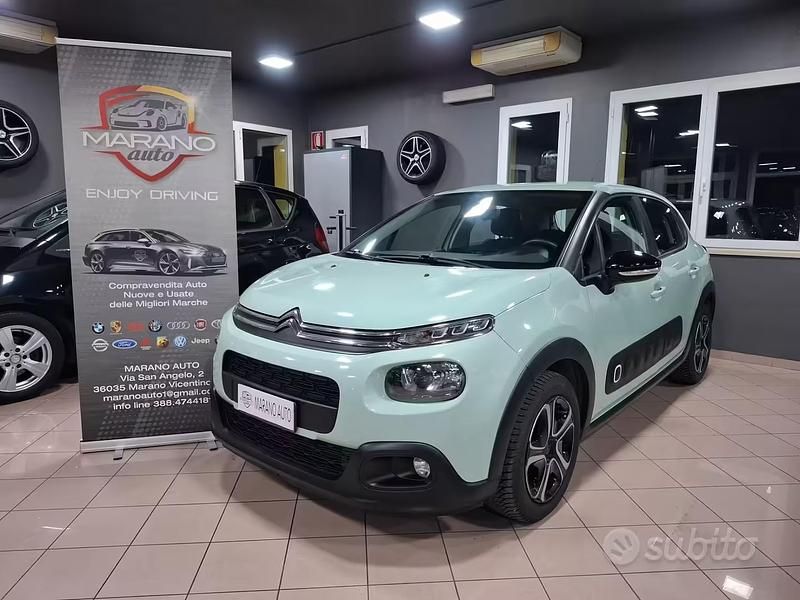 Usata Citroën C3 82 CV (60 kW) 2019 Blu Utilitaria