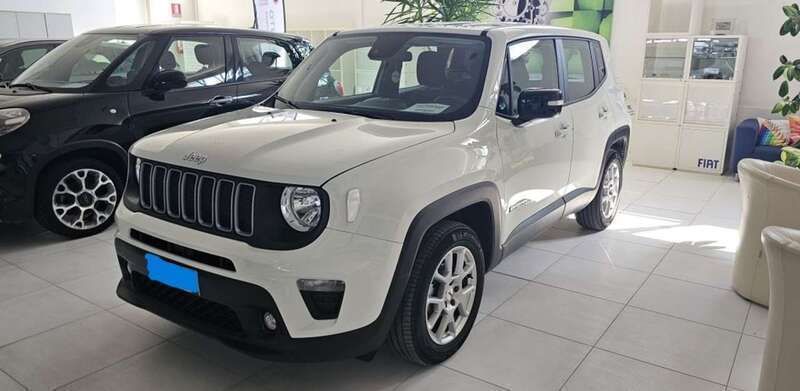Bianco Usata 2024 Jeep Renegade Limited SUV | 23.500 € (Buon prezzo) - Immagine 1/4