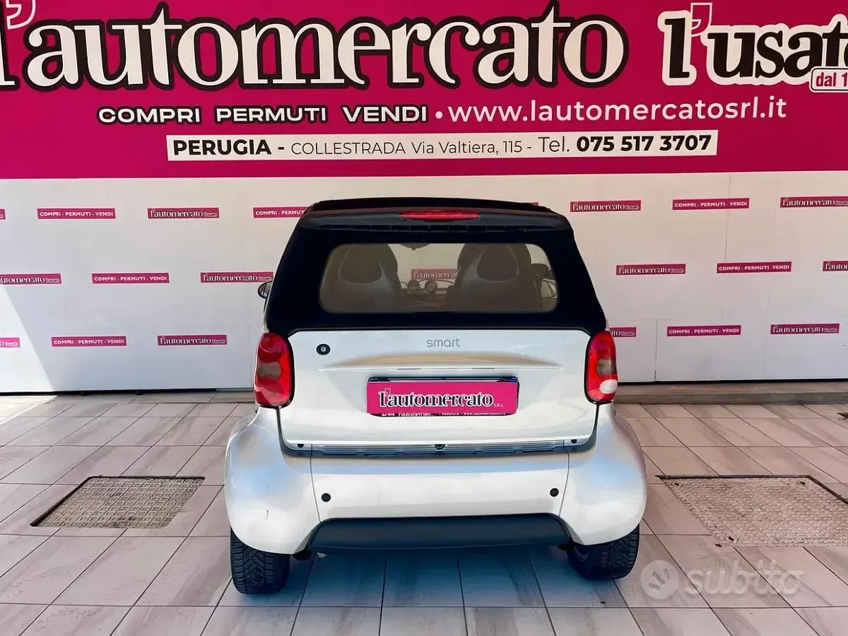 Usata Smart ForTwo Cabrio Passion 61 CV (44 kW) 2003 Argento Cabrio