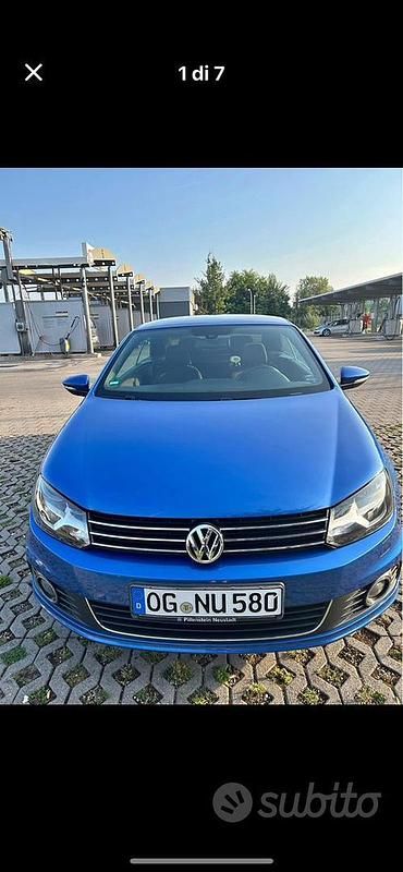 Usata VW Eos 2011 Blu Cabrio