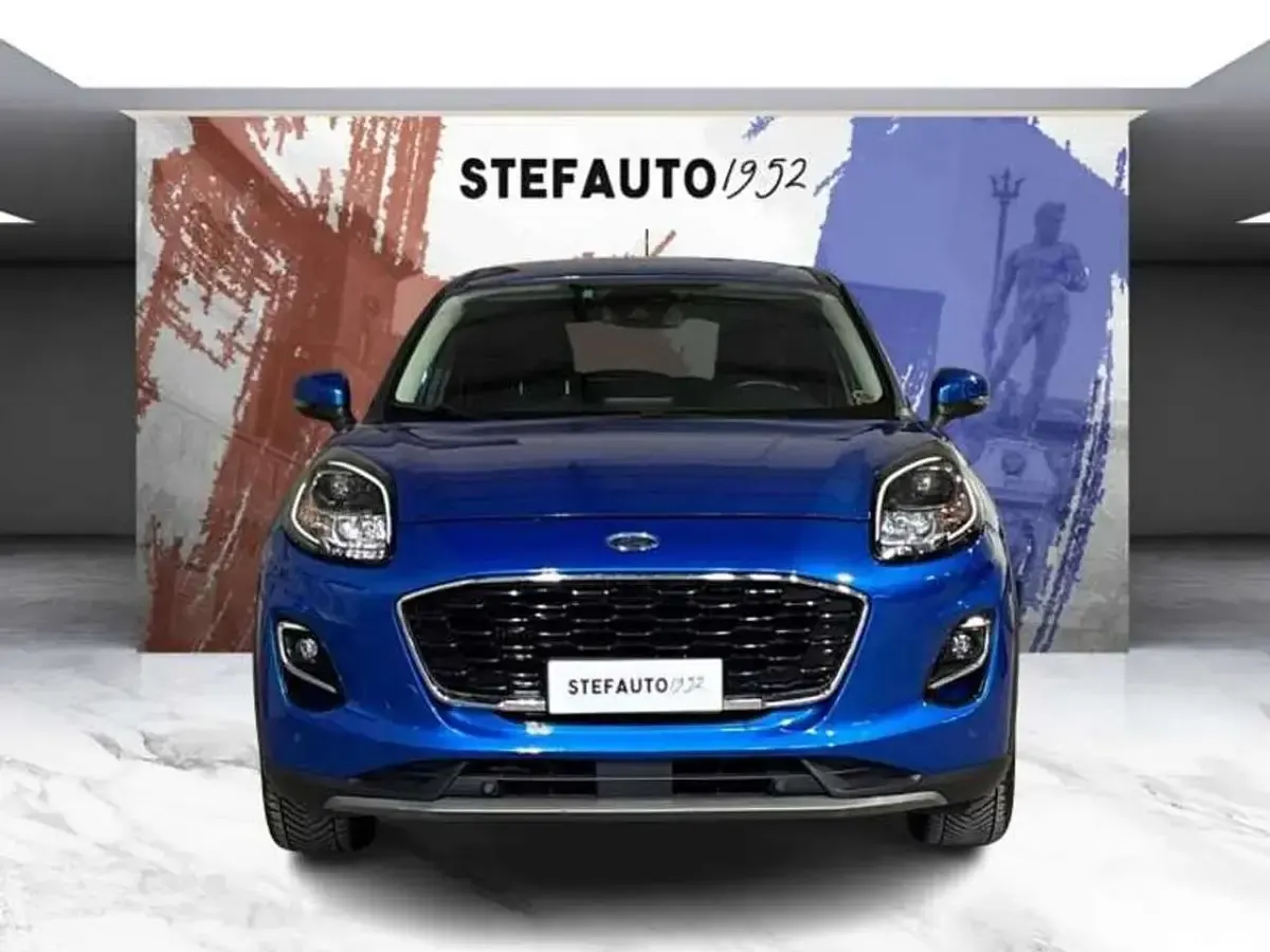 Usata Ford Puma Titanium S 125 CV (91 kW) 2020 Blu elettrico SUV