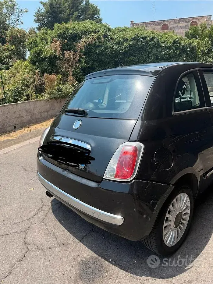 Usata Fiat 500 75 CV (55 kW) 2009 Nero Berlina