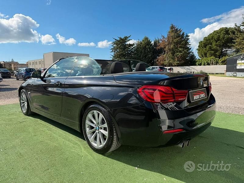Usata BMW 420 Cabriolet 190 CV (139 kW) 2019 Nero Cabrio