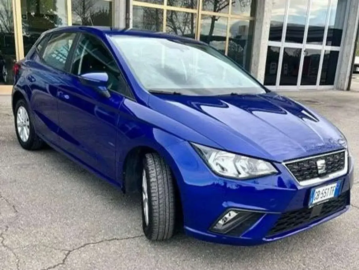 Usata Seat Ibiza XCELLENCE 95 CV (69 kW) 2020 Blu/azzurro Berlina