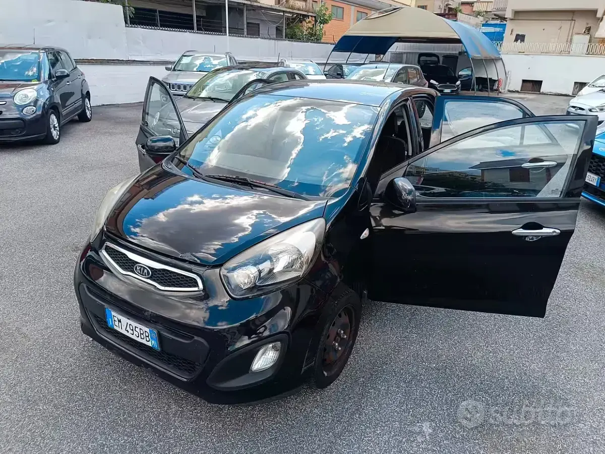 Usata Kia Picanto 69 CV (50 kW) 2012 Nero Utilitaria