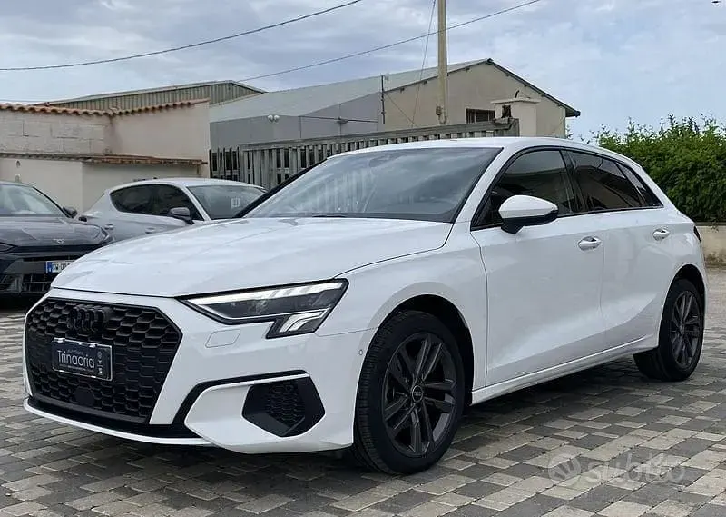 Usata Audi A3 Advanced Plus 150 CV (110 kW) 2022 Bianco Berlina