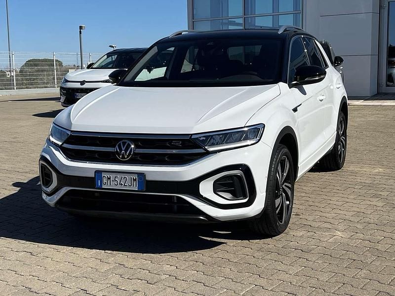 Usata VW T-Roc R-line 116 CV (85 kW) 2023 Bianco tetto nero SUV