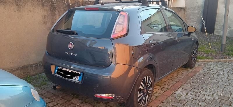 Usata Fiat Punto Lounge 75 CV (55 kW) 2015 Grigio Utilitaria