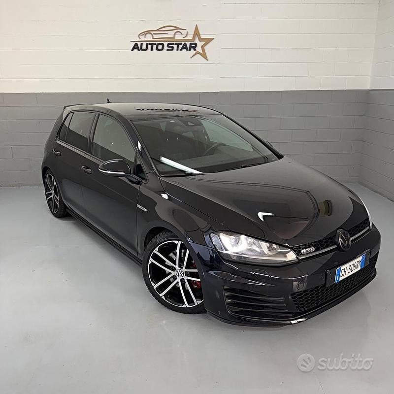 Usata VW Golf VII GTD 184 CV (135 kW) 2016 Nero Berlina