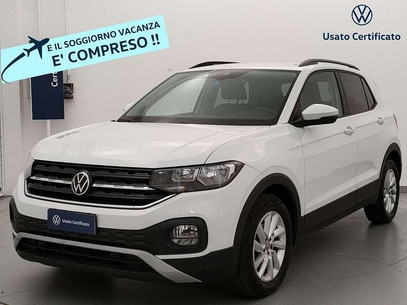 Bianco Usata 2022 VW T-Cross Style SUV | 19.500 € (Buon prezzo) - Immagine 1/3