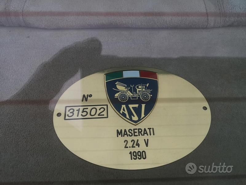 Usata Maserati Biturbo 203 CV (149 kW) 1990 Nero Coupé