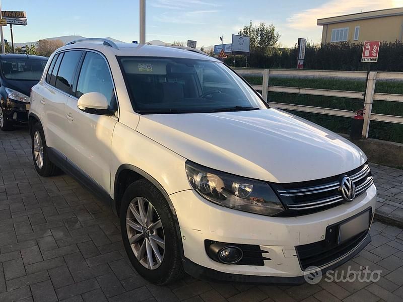 Usata VW Tiguan Sportline 110 CV (80 kW) 2015 Bianco SUV