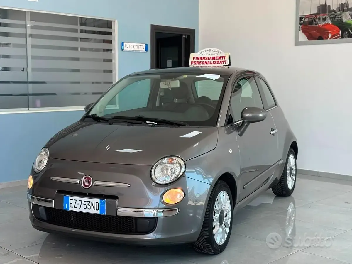 Usata Fiat 500 Lounge 69 CV (50 kW) 2015 Grigio Berlina