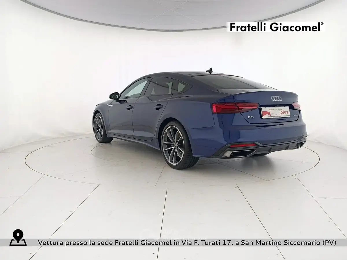 Usata Audi A5 Sportback S-Line 204 CV (150 kW) 2025 Blu Utilitaria
