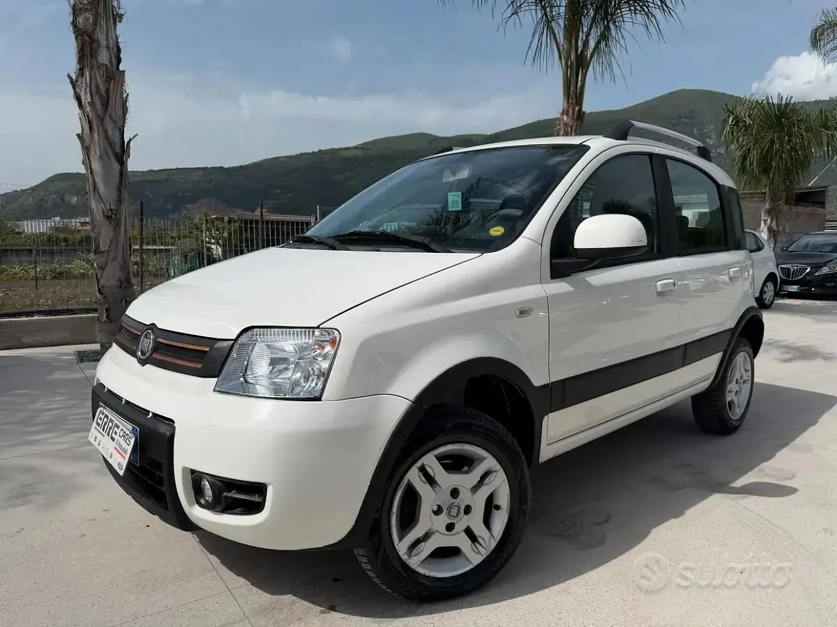 Gebraucht Fiat Panda 4x4 75 PS (55 kW) 2011 Weiß Kleinwagen