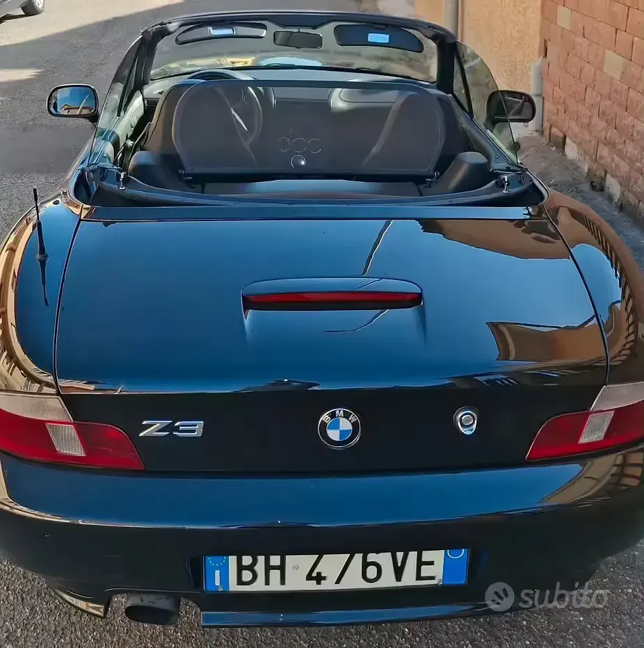 Usata BMW Z3 118 CV (86 kW) 2000 Nero Cabrio