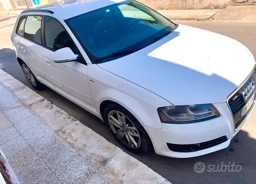 Usata Audi A3 140 CV (102 kW) 2008 Bianco Utilitaria