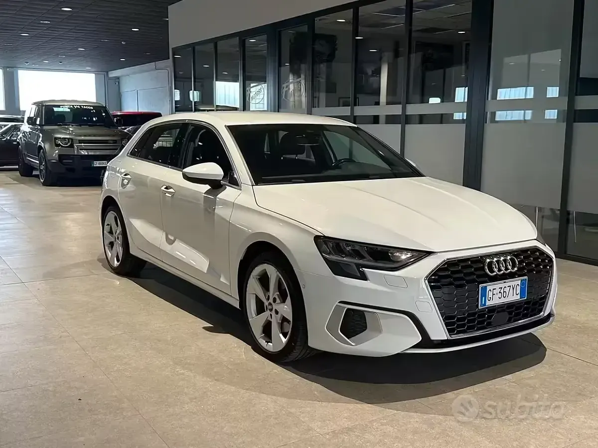 Usata Audi A3 116 CV (85 kW) 2021 Bianco Berlina