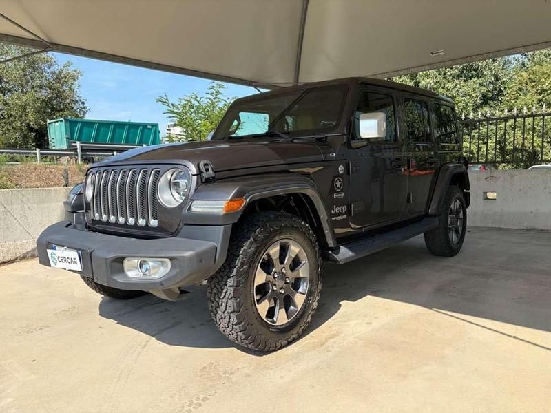 Usata Jeep Wrangler Unlimited Sahara 200 CV (147 kW) 2018 Grigio SUV