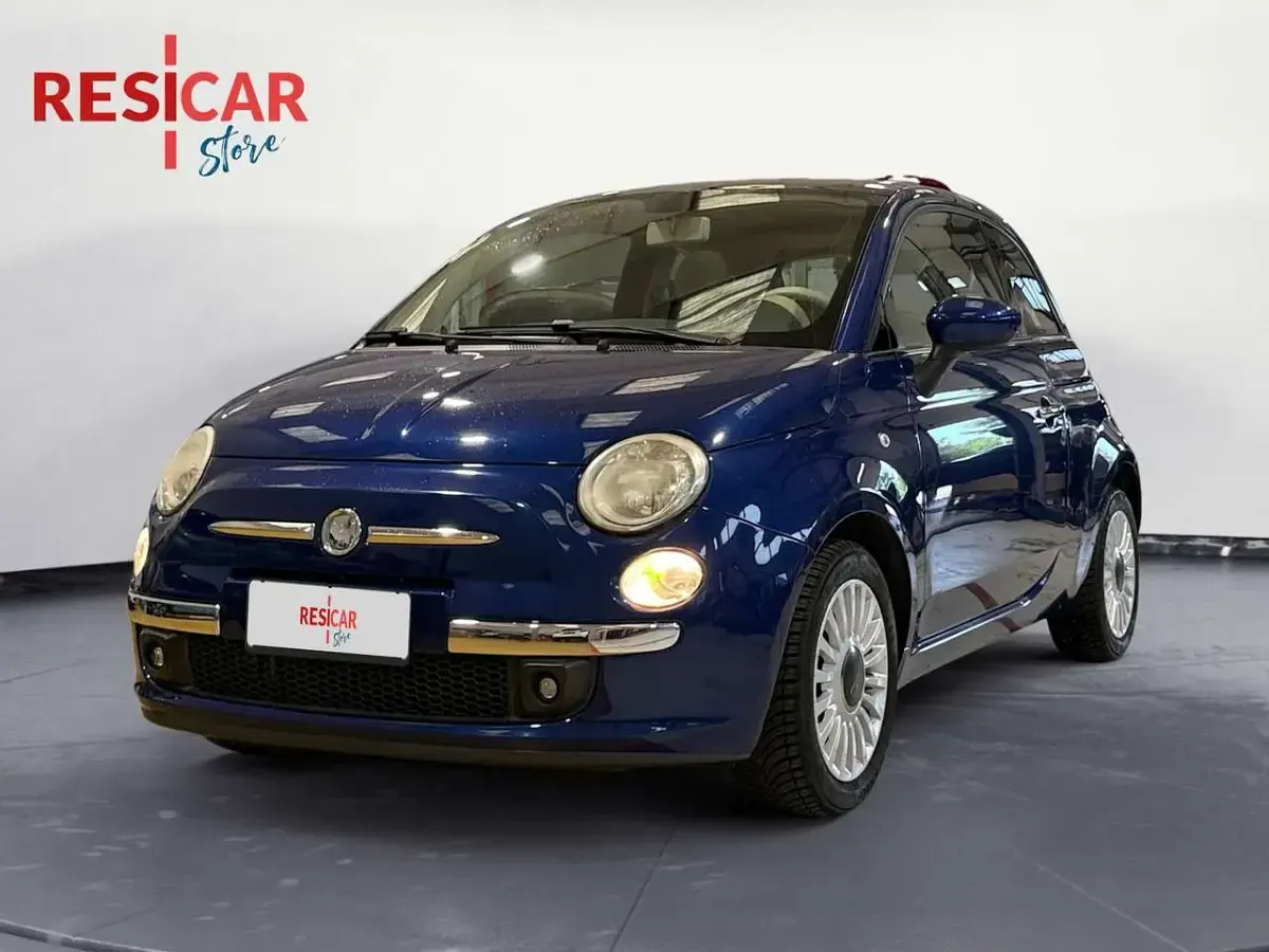 Usata Fiat 500 Lounge 69 CV (50 kW) 2010 Blu Berlina