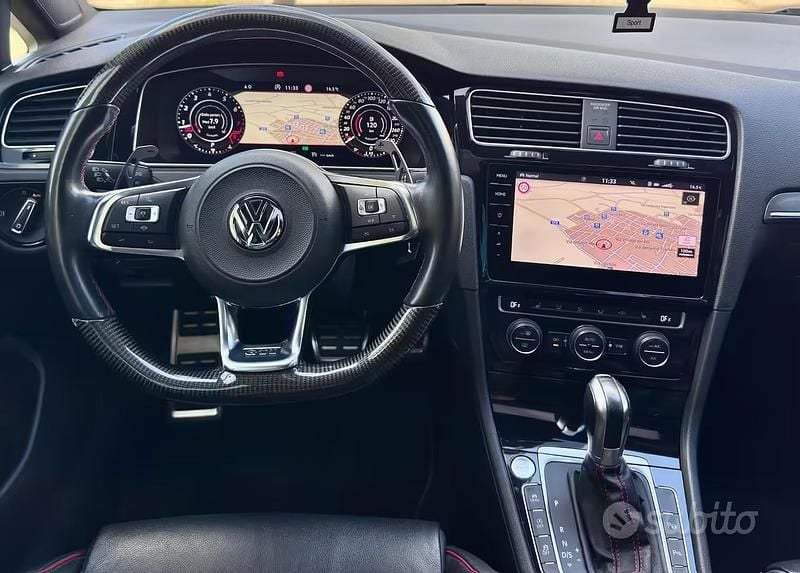 Usata VW Golf VII GTI 245 CV (180 kW) 2019 Bianco Berlina