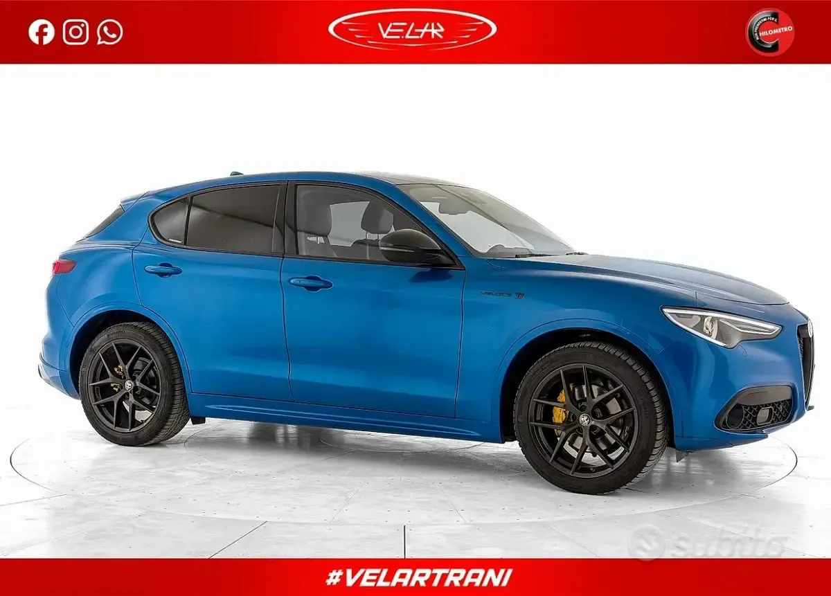 Usata Alfa Romeo Stelvio Ti 209 CV (153 kW) 2021 Blu SUV