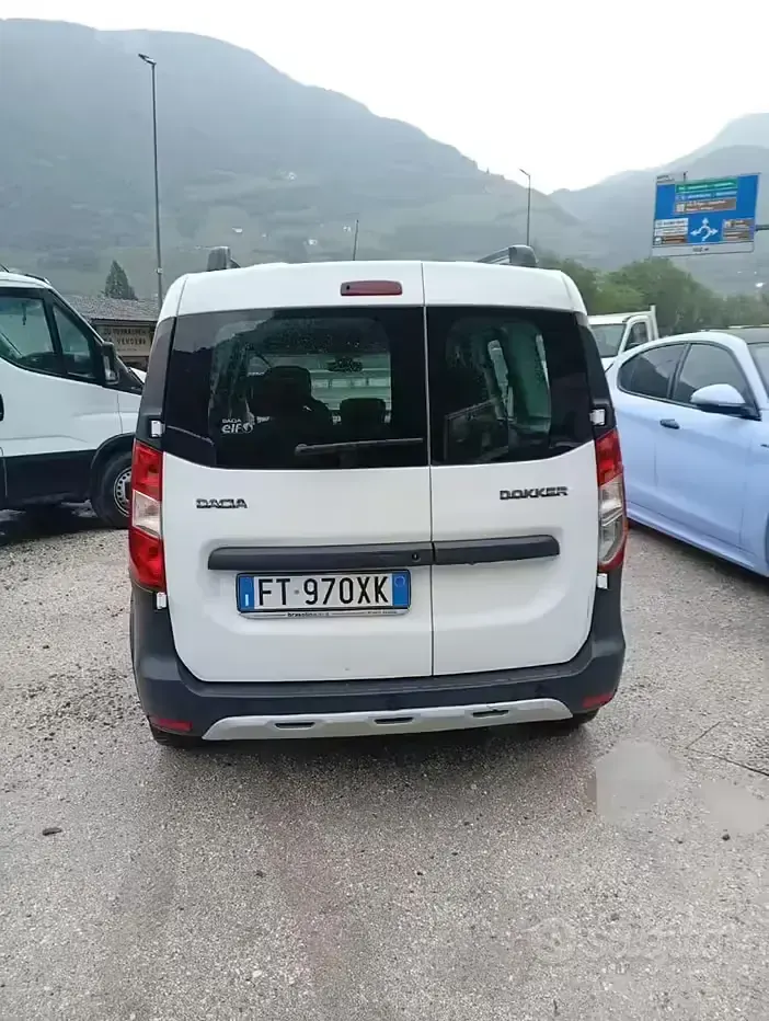 Usata Dacia Dokker 95 CV (69 kW) 2019 Bianco Monovolume
