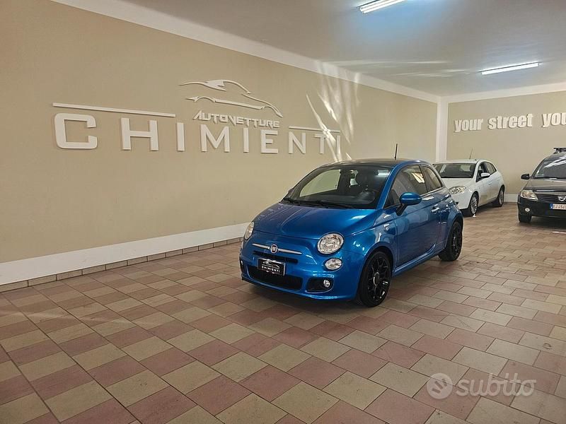 Usata Fiat 500S S 85 CV (62 kW) 2015 Blu Utilitaria