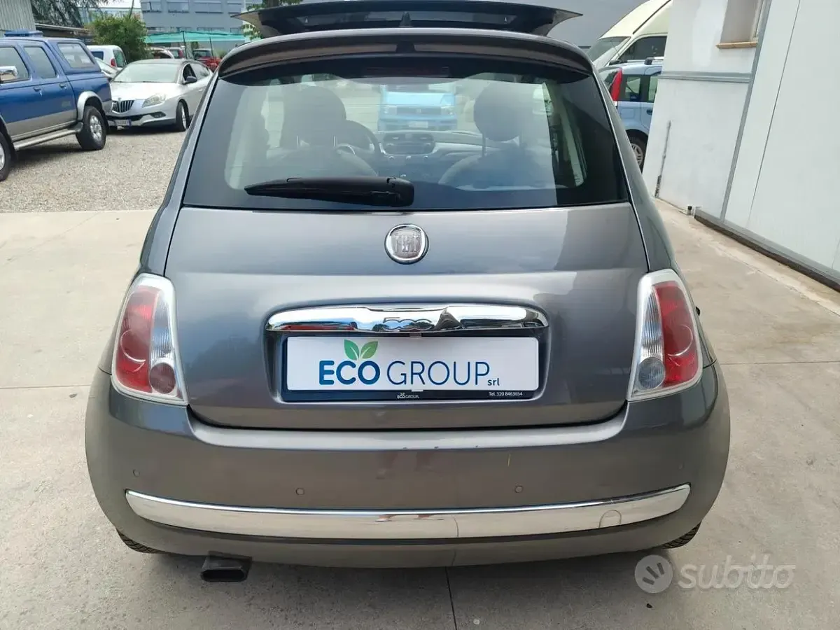 Usata Fiat 500 Lounge 85 CV (62 kW) 2011 Grigio Berlina
