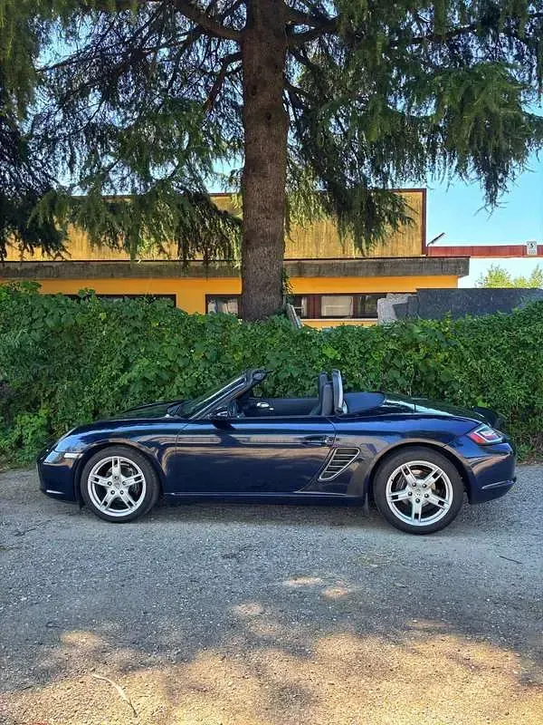 Usata Porsche Boxster 239 CV (175 kW) 2005 Blu Cabrio