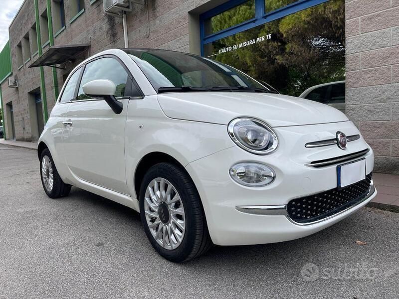 Bianco Usata 2022 Fiat 500C Dolcevita Cabrio | 13.900 € (Ottimo prezzo) - Immagine 1/4