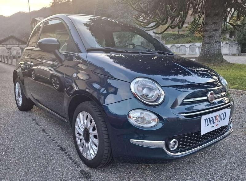Usata Fiat 500C Dolcevita 69 CV (50 kW) 2021 Blu Cabrio