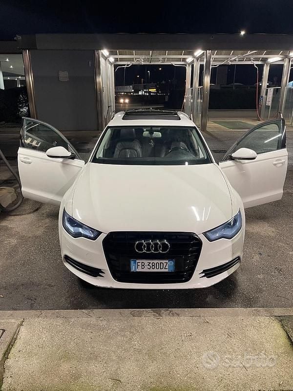 Usata Audi A6 177 CV (130 kW) 2015 Bianco Station wagon