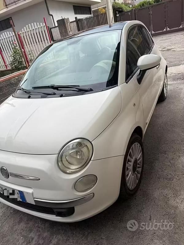 Usata Fiat 500 69 CV (50 kW) 2008 Bianco Utilitaria