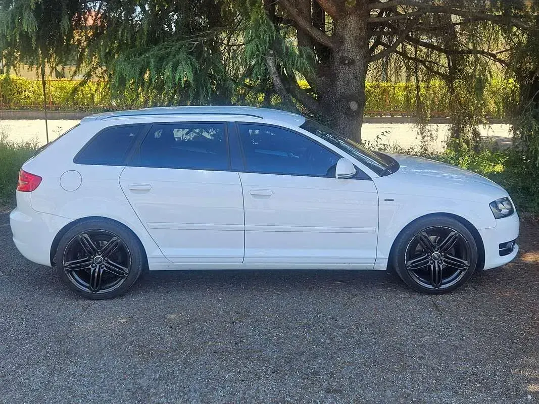 Usata Audi A3 Ambition 125 CV (91 kW) 2010 Bianco Utilitaria
