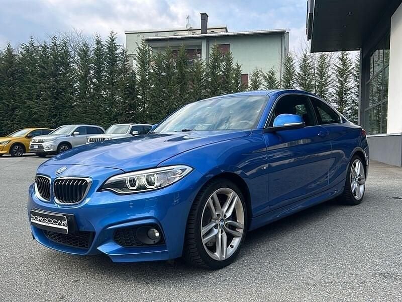 Usata BMW 220 M Sport 190 CV (139 kW) 2016 Blu Coupé