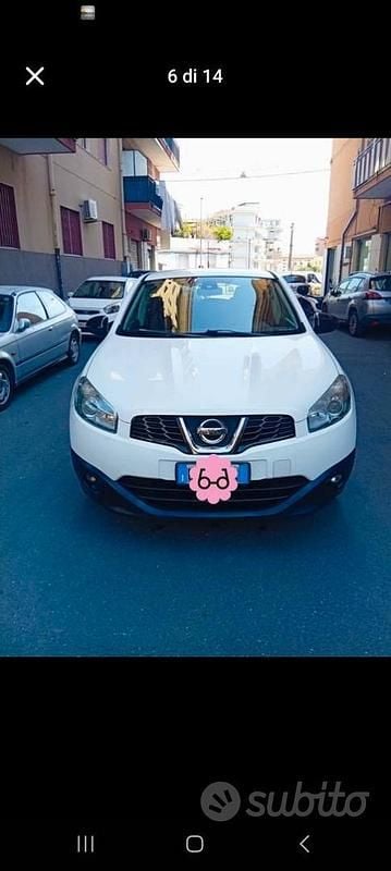Usata Nissan Qashqai Tekna 110 CV (80 kW) 2014 Bianco SUV
