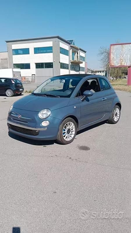 Usata Fiat 500C Lounge 69 CV (50 kW) 2013 Blu Cabrio