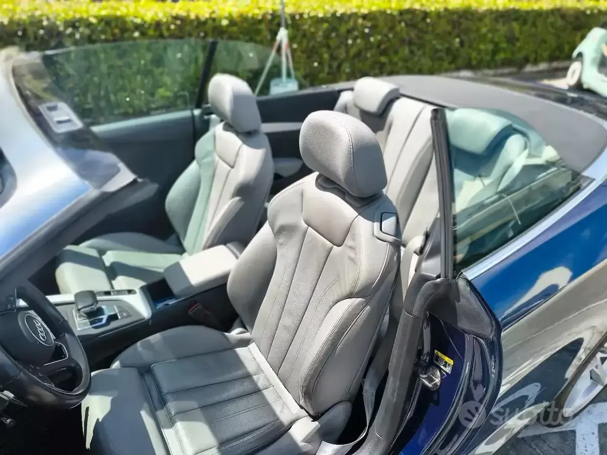 Usata Audi A5 Cabriolet S-Line 2017 Blu Cabrio