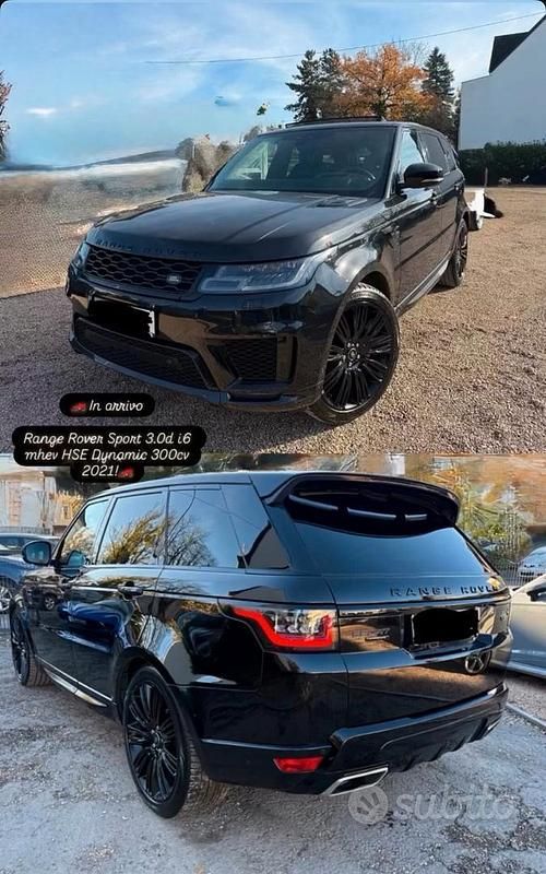Nero Usata 2021 Land Rover Range Rover Sport SUV | 42.000 € (Super prezzo) - Immagine 1/2